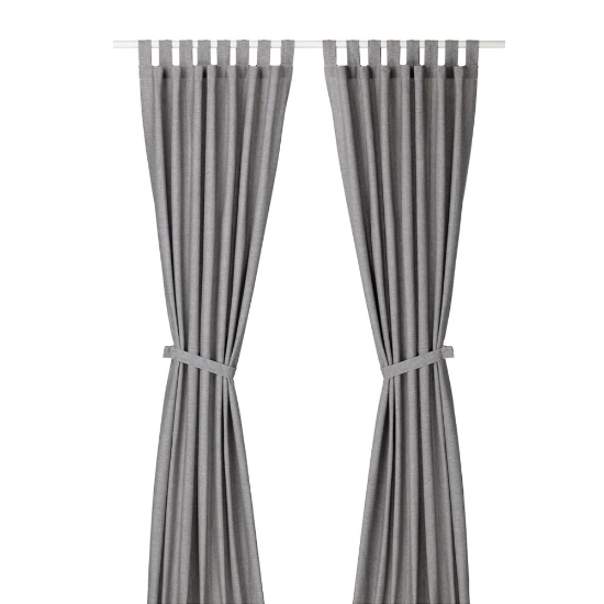 Picture of Curtains with Tie-Backs